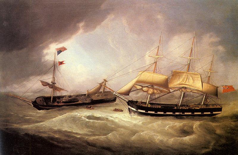 Joseph heard Passengers from the Dismasted U.S. Merchantman oil painting image